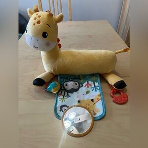 Fisher-Price Baby Toy Grow-with-Me Tummy Time Wedge Toy